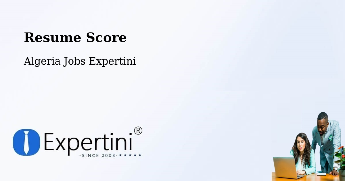 Resume Score & Job Description Match Tool – Frenda - Algeria Jobs Expertini